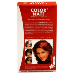 Color Mate Hair Color Cream, Burgundy 30ml 